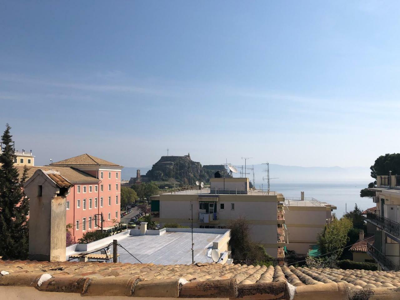 Gregos Rooftop Suite City Center W. Sea View Corfu  Exterior foto